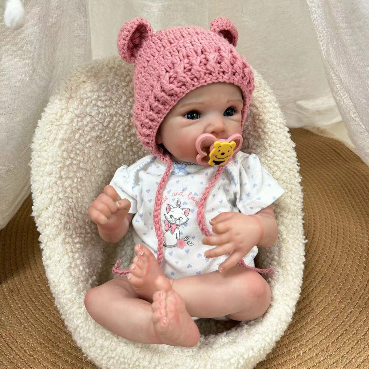 Muñecas bebé recién nacidas de 19 pulgadas con cuerpo completo de vinilo, tacto suave, juguetes para niñas, muñecas Reborn