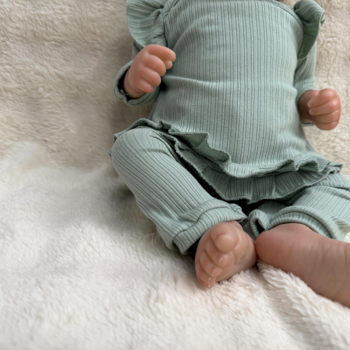 Muñeca Reborn de 18 pulgadas/45 cm, modelo Pascale, realista, de tacto suave, adorable, con pintura de varias capas, piel 3D y venas visibles
