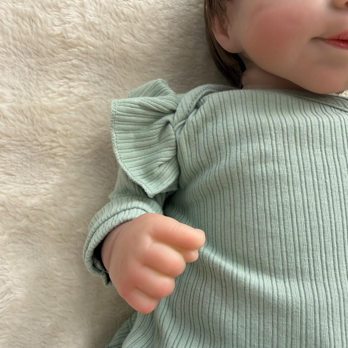 Muñeca Reborn de 18 pulgadas/45 cm, modelo Pascale, realista, de tacto suave, adorable, con pintura de varias capas, piel 3D y venas visibles