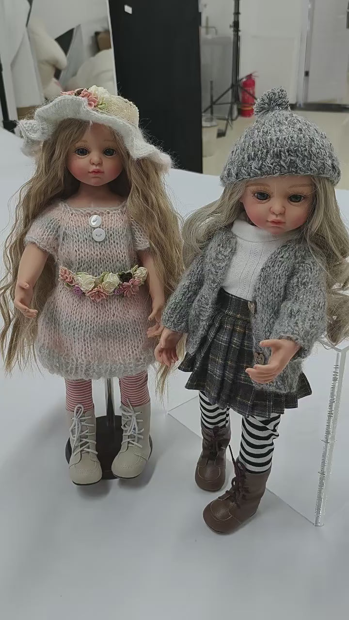 Vestido de muñeca de 45 cm tipo American Girl para casa de muñecas