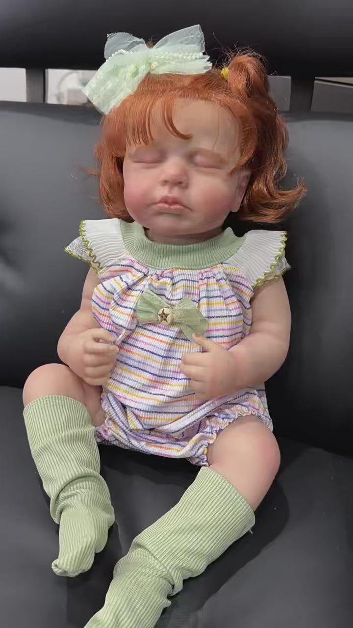 Muñeca realista de 18 pulgadas con cuerpo completo de vinilo, tacto real como el de un bebé, ideal para regalos de cumpleaños y festividades