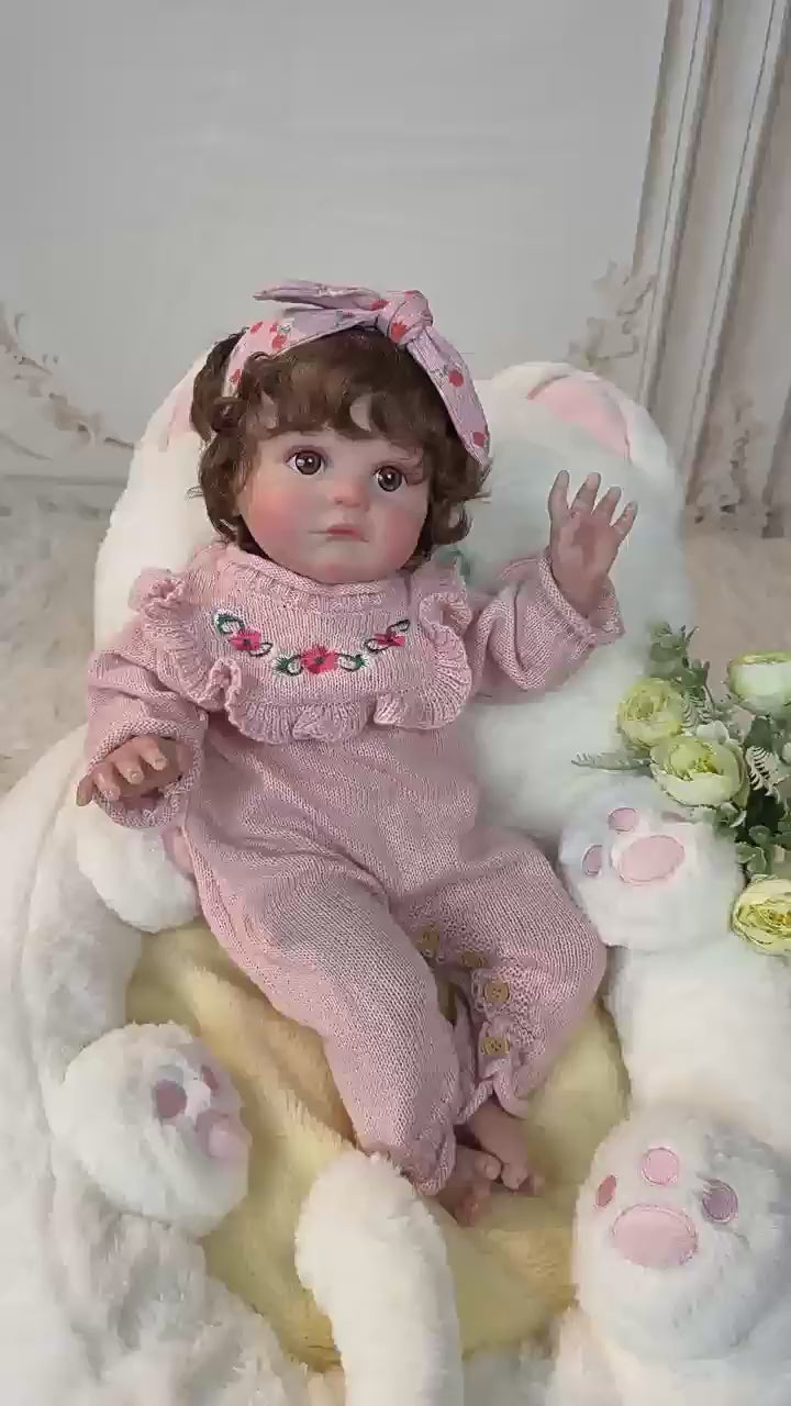 Muñeca Reborn de 24 pulgadas y 60 cm: altura y color de la planta liberada