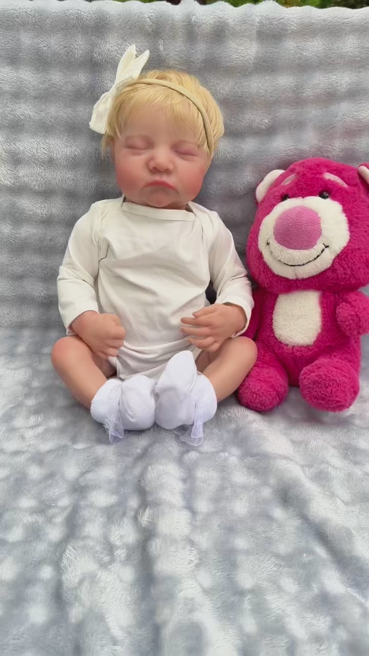 Muñeca Reborn Levi de 50 cm, cuerpo completo de vinilo, piel 3D, regalo para niños