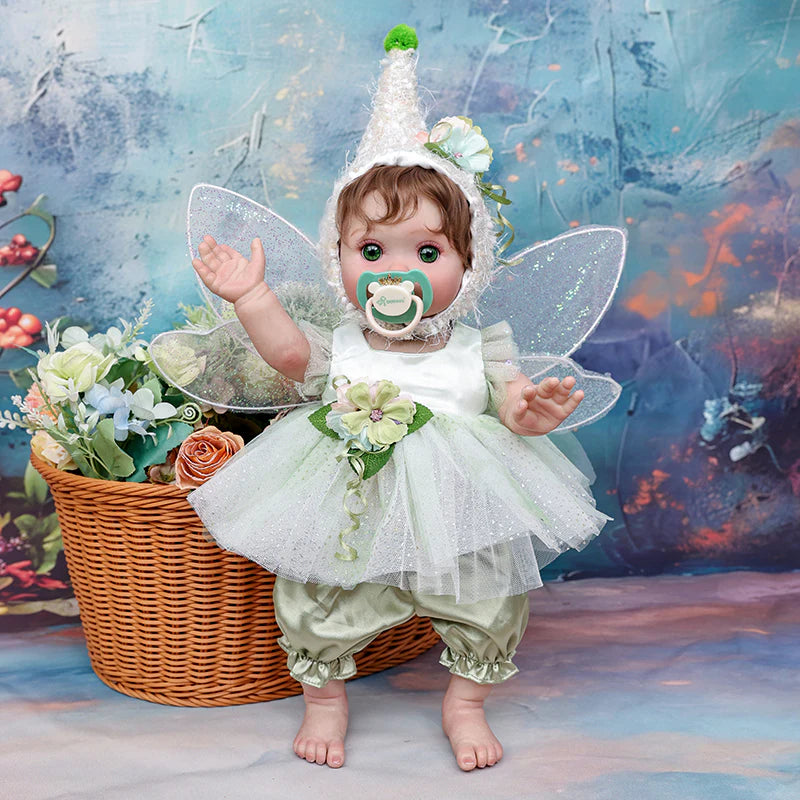 18 Inch/45cm Realistic Premium Fairy Reborn Dolls with Pacifier - Reborn Doll Australia