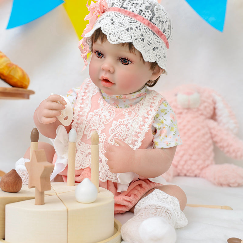 Realistic Full Vinyl Reborn Girl Baby Dolls 20-Inch/50cm - Reborn Doll Australia